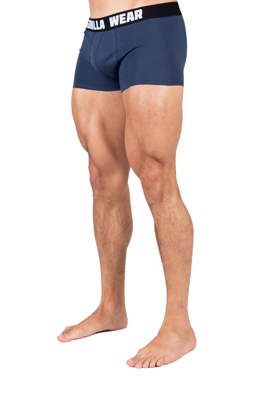 Gorilla Wear Boxershorts 3-Pack - Gray/Navy/Red