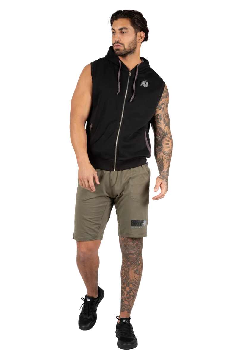 Springfield S/L Zipped Hoodie - Black