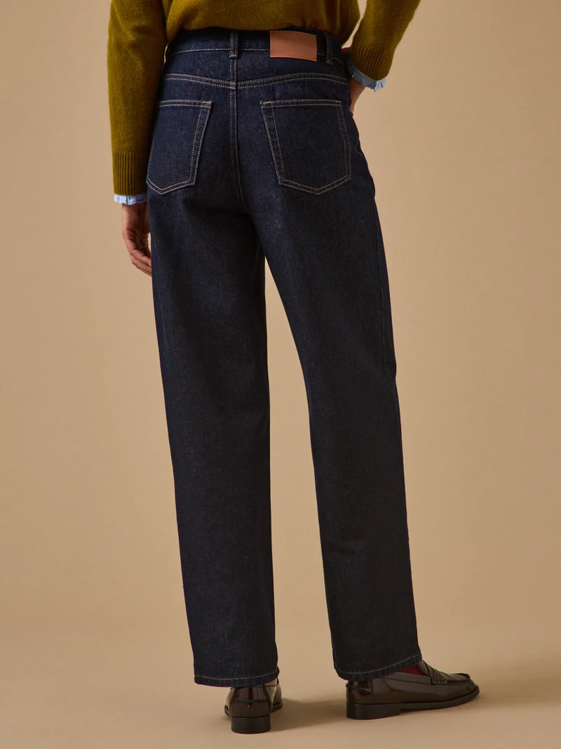 Damen-Jeans mit weitem Bein Émilia aus Bio-Baumwolle