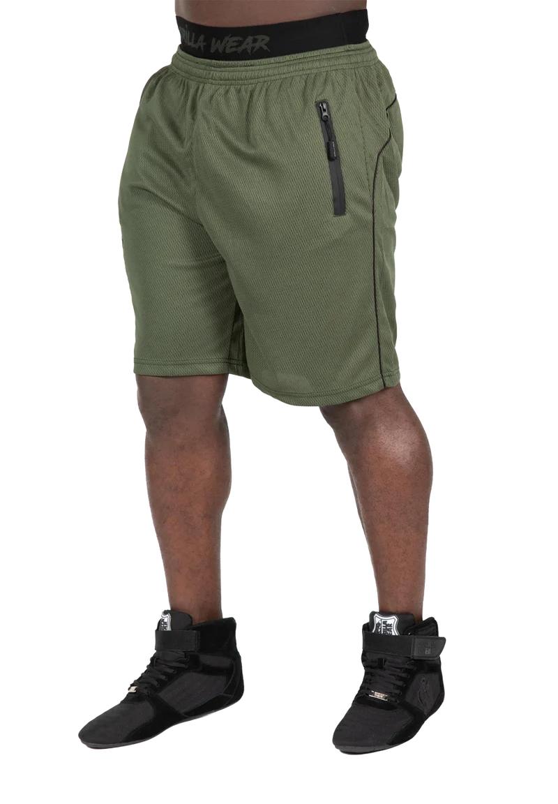 Mercury Mesh Shorts - Army Green/Black