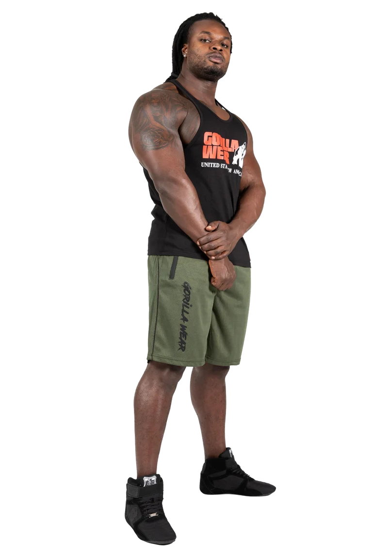 Mercury Mesh Shorts - Army Green/Black