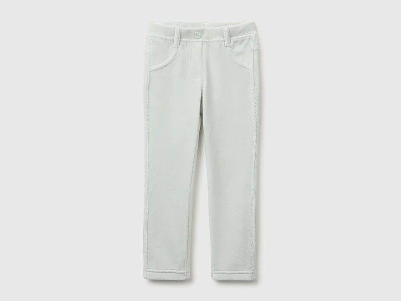 Gerippte Chenille-Hose