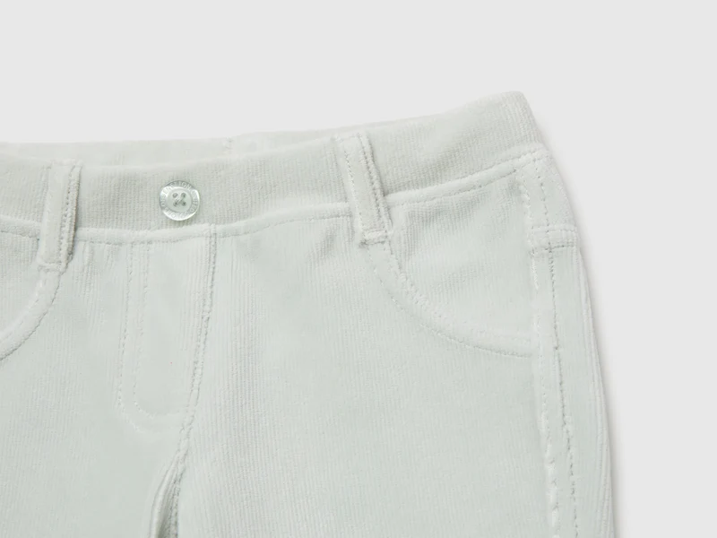 Gerippte Chenille-Hose