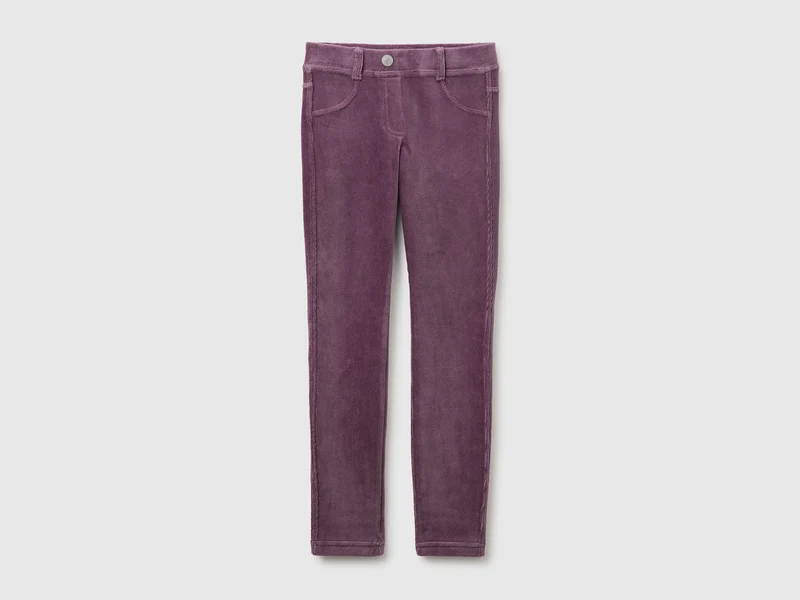 Superenge Chenille-Hosen