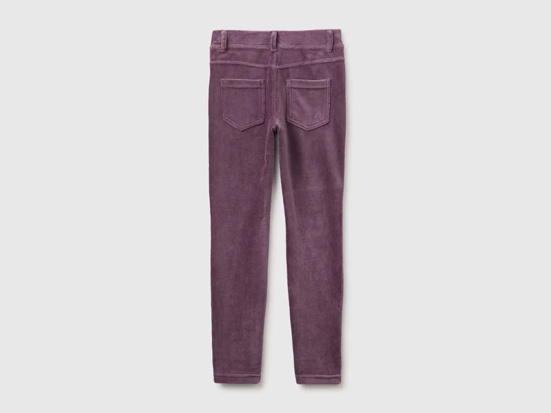 Superenge Chenille-Hosen