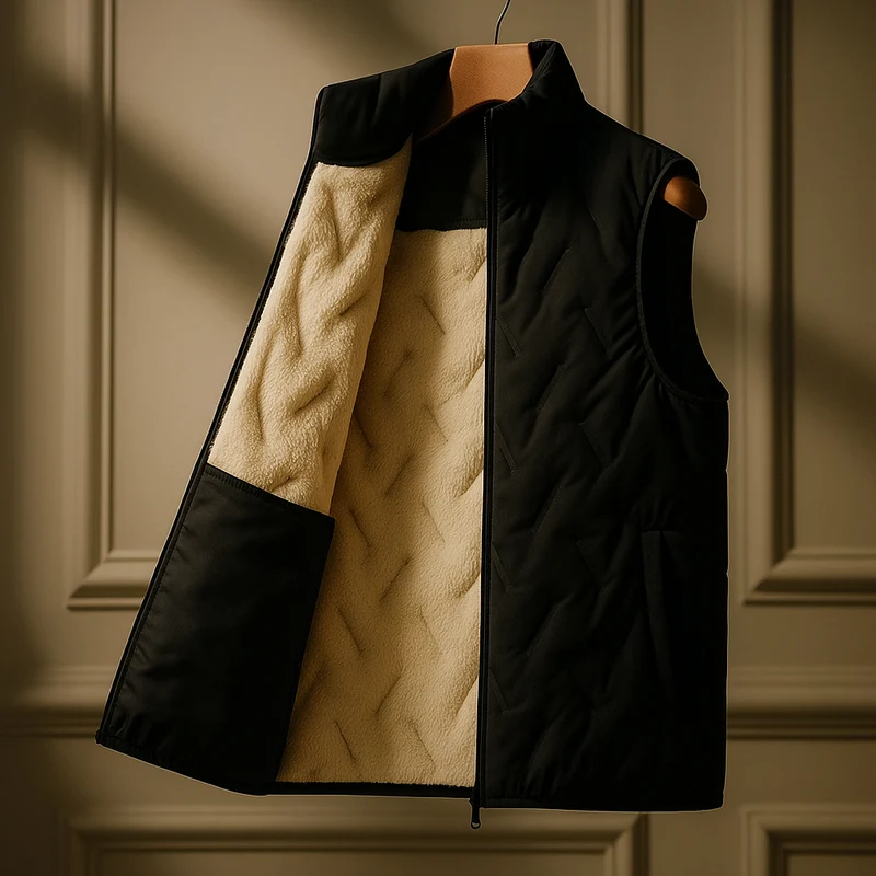 Elegant Sherpa Vest