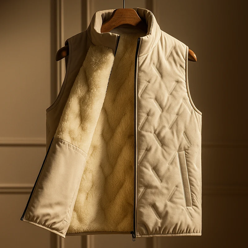 Elegant Sherpa Vest