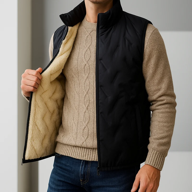 Elegant Sherpa Vest