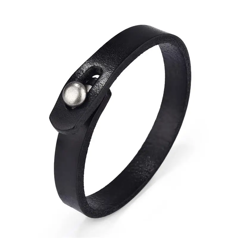 Leather Wrap Men's Bracelet