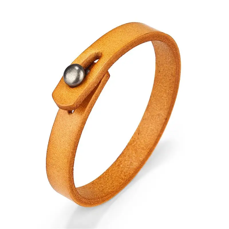 Leather Wrap Men's Bracelet