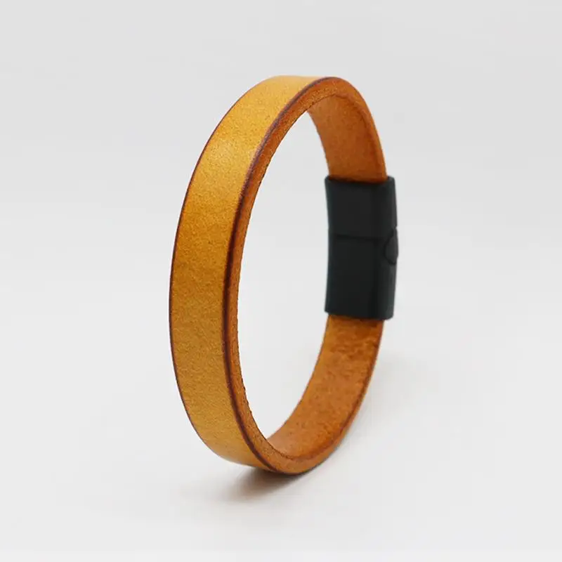 Leather Wrap Men's Bracelet