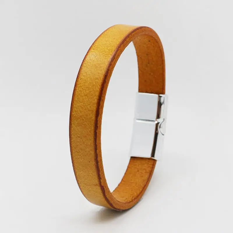 Leather Wrap Men's Bracelet