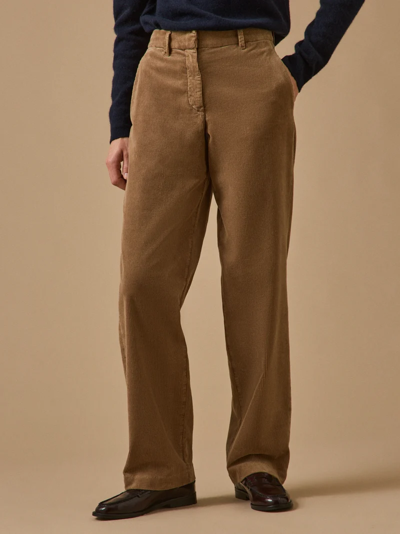Damen-Chinohose Marina aus Velours