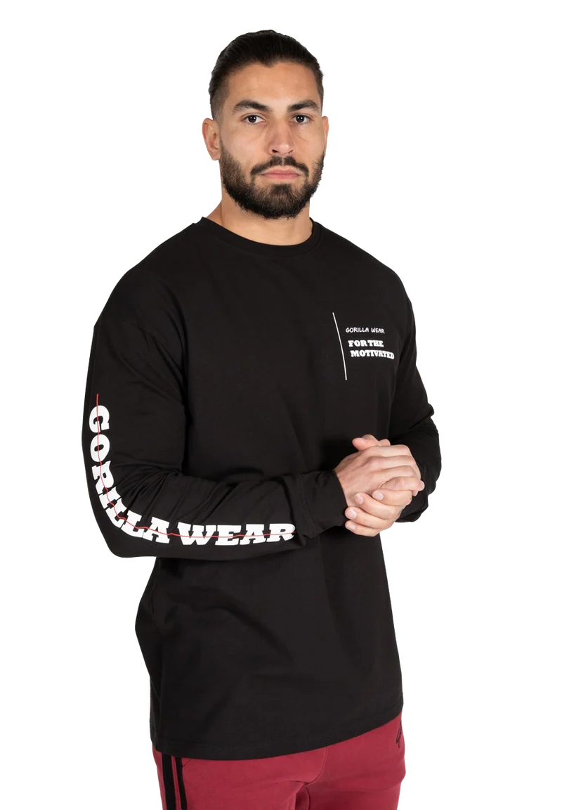 Boise Oversized Long Sleeve - Black