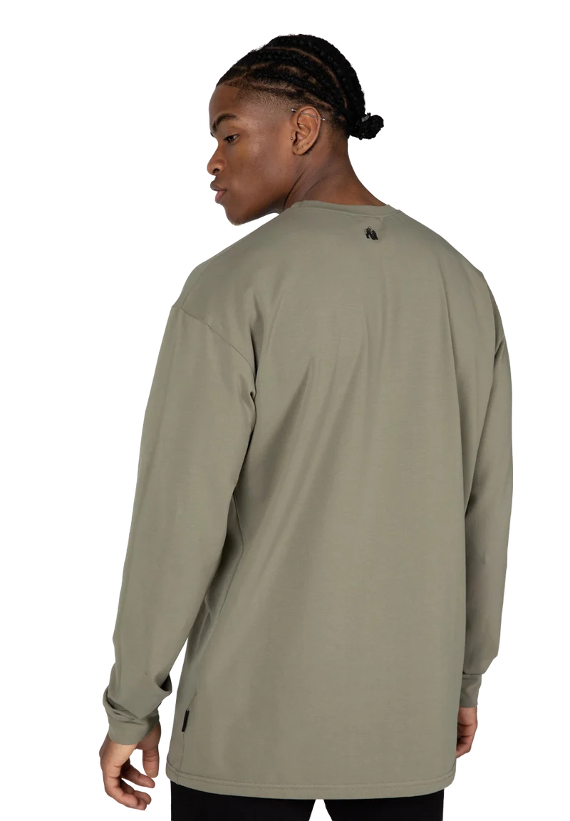 Boise Oversized Long Sleeve - Army Green