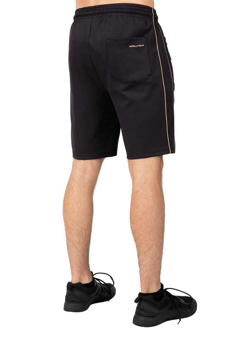Wenden Track Shorts - Black/Gold