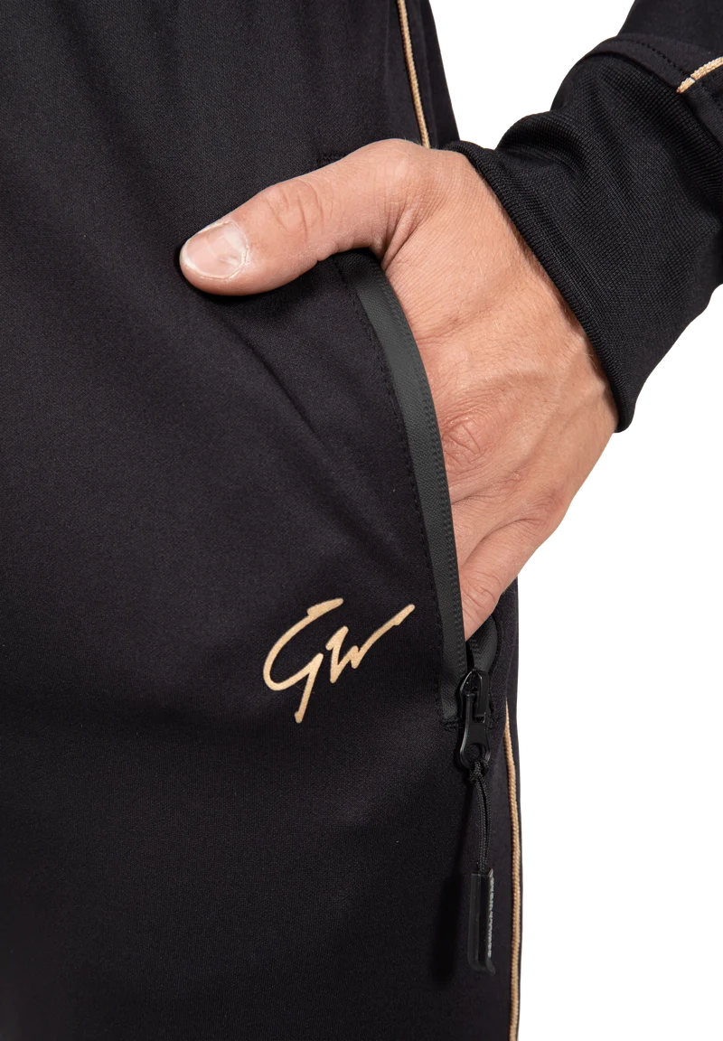 Wenden Track Shorts - Black/Gold