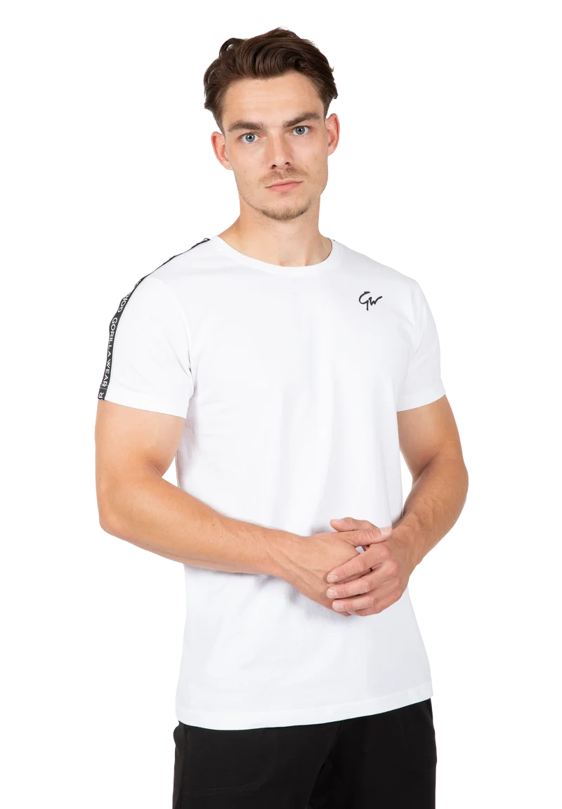 Chester T-shirt - White/Black