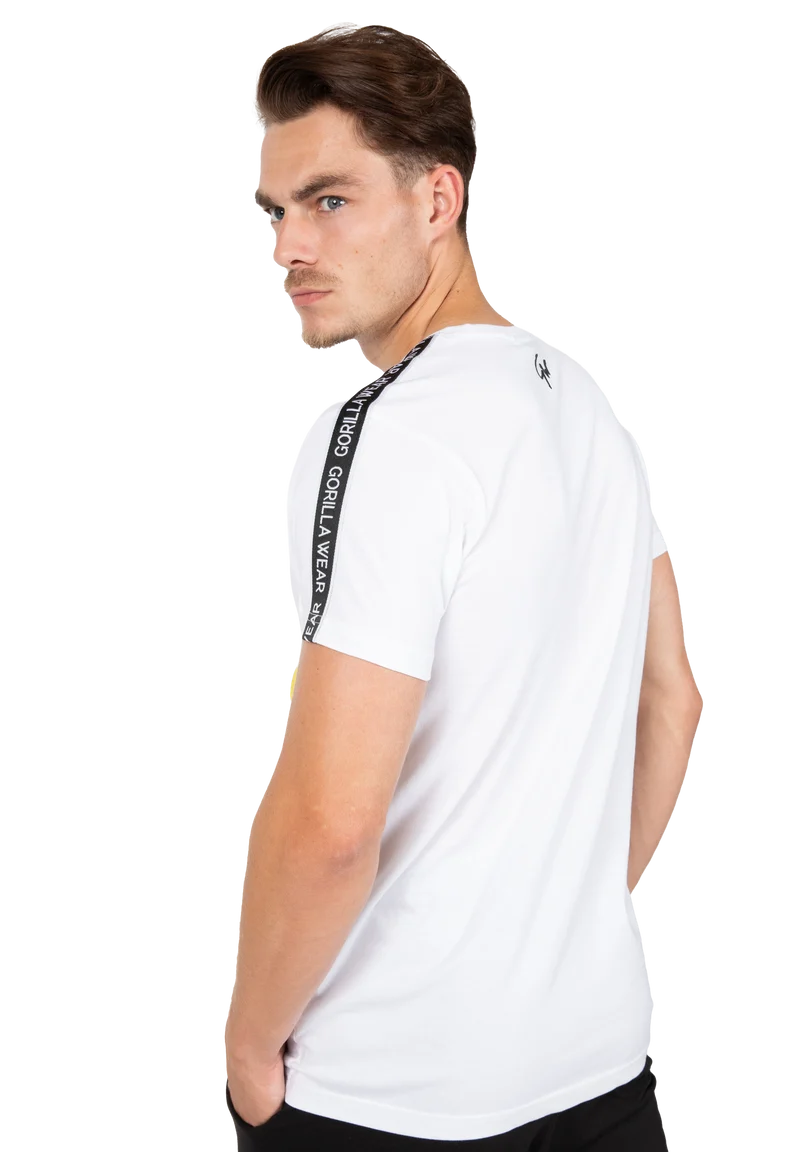 Chester T-shirt - White/Black