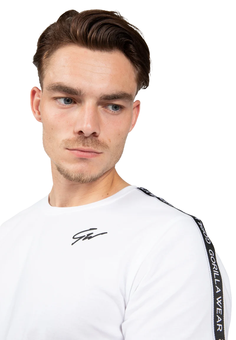 Chester T-shirt - White/Black