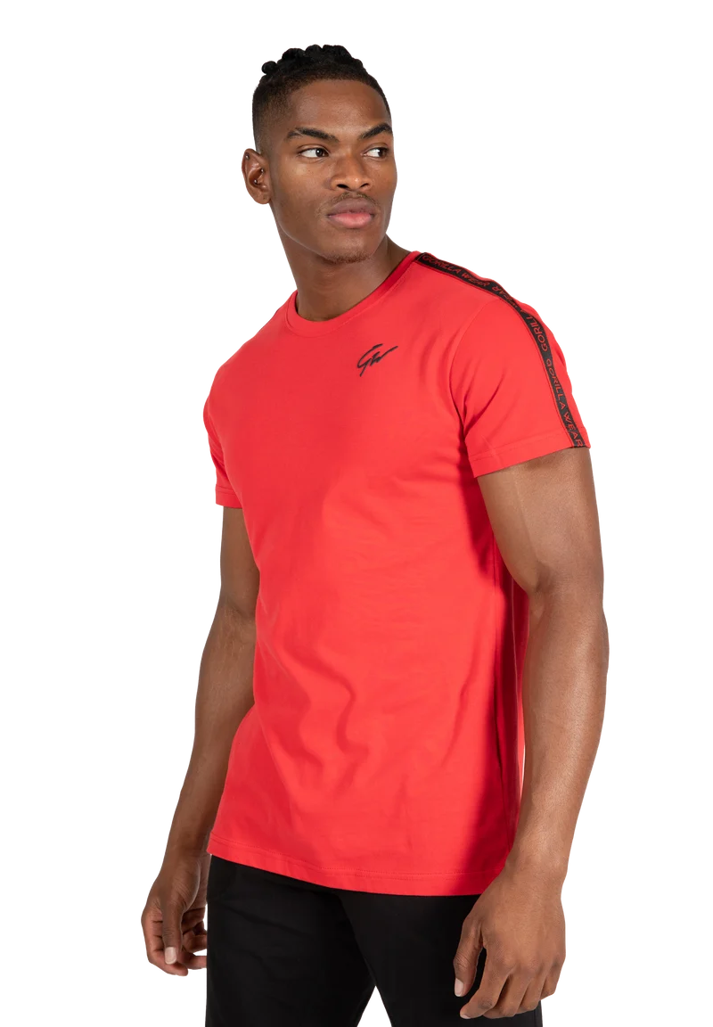 Chester T-shirt - Red/Black
