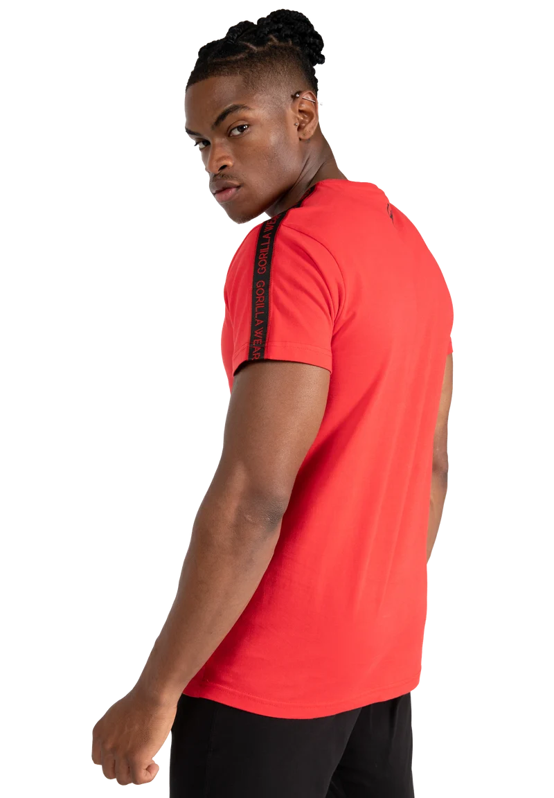 Chester T-shirt - Red/Black