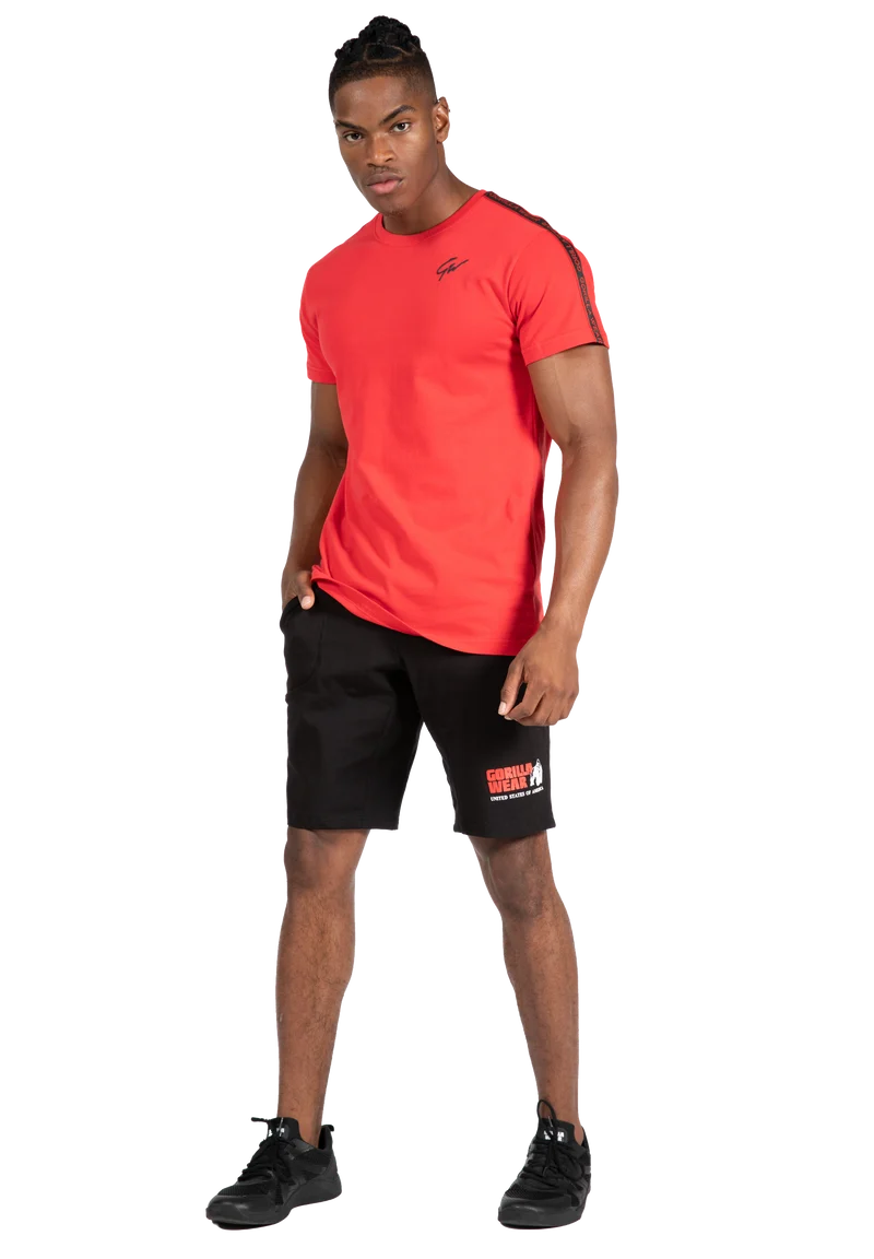 Chester T-shirt - Red/Black