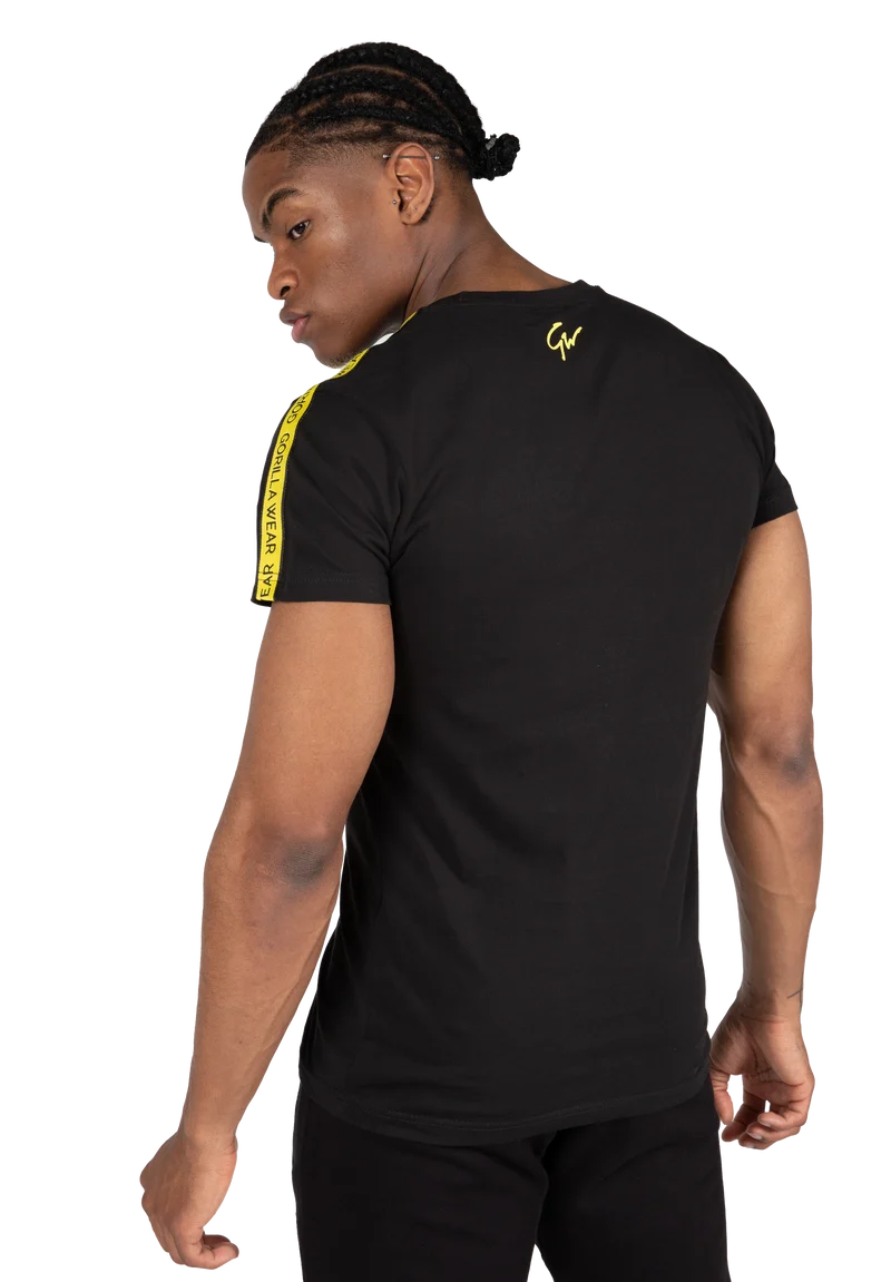 Chester T-shirt - Black/Yellow