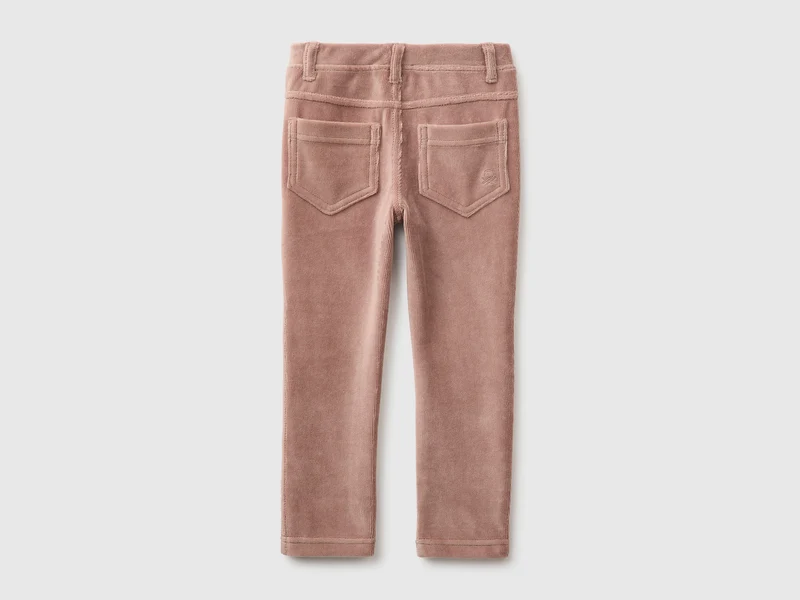 Gerippte Chenille-Hose
