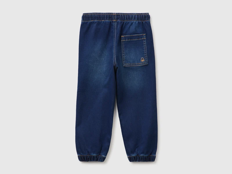 Jogginghose in Denim-Optik