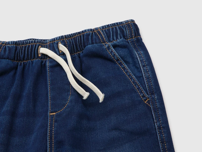 Jogginghose in Denim-Optik