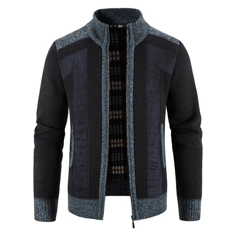 Elegant Zip Knit Cardigan