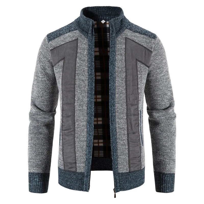 Elegant Zip Knit Cardigan