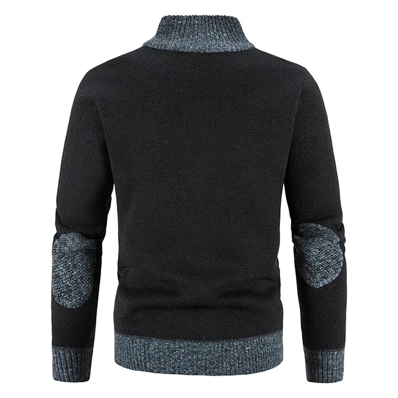 Elegant Zip Knit Cardigan