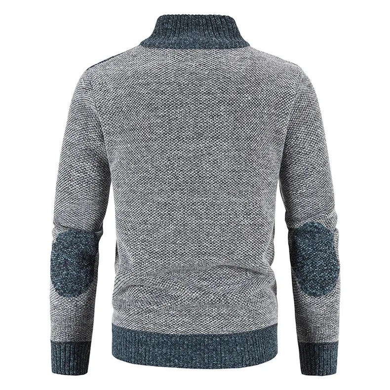 Elegant Zip Knit Cardigan
