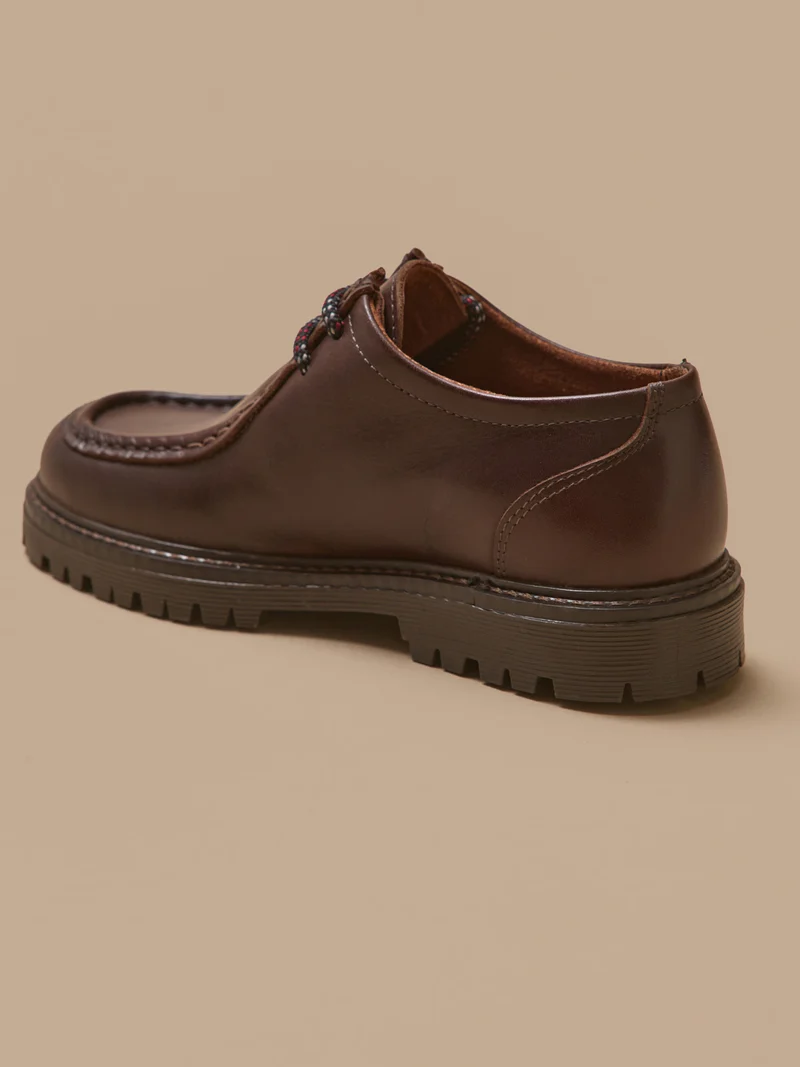 Jungen-Schnürschuhe aus Leder