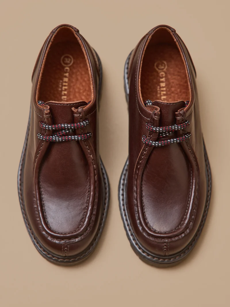 Jungen-Schnürschuhe aus Leder