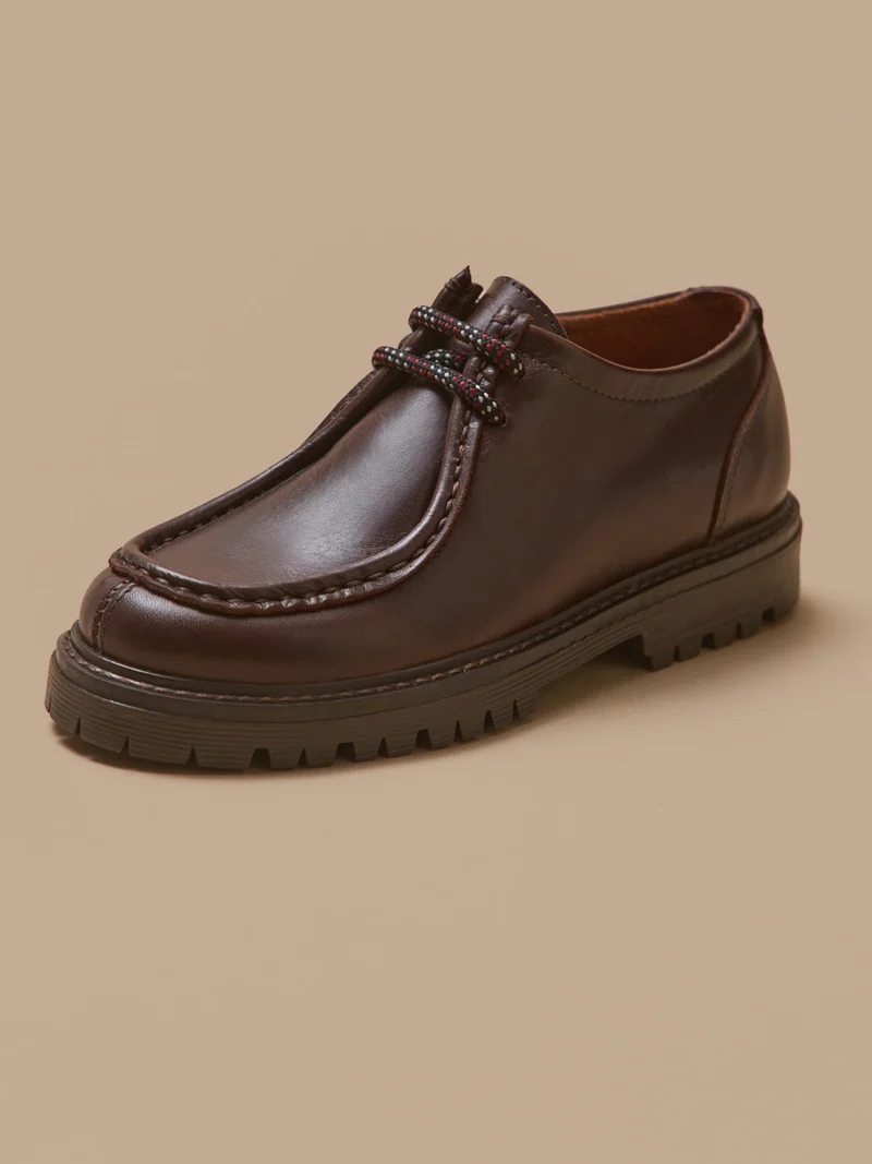 Jungen-Schnürschuhe aus Leder