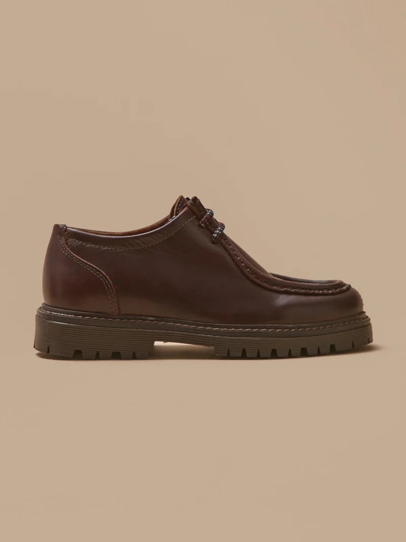 Jungen-Schnürschuhe aus Leder
