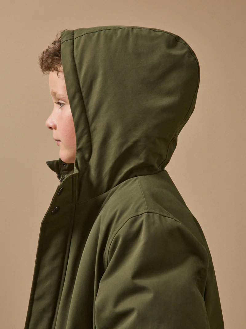 Jungen-Parka mit Sherpa-Futter