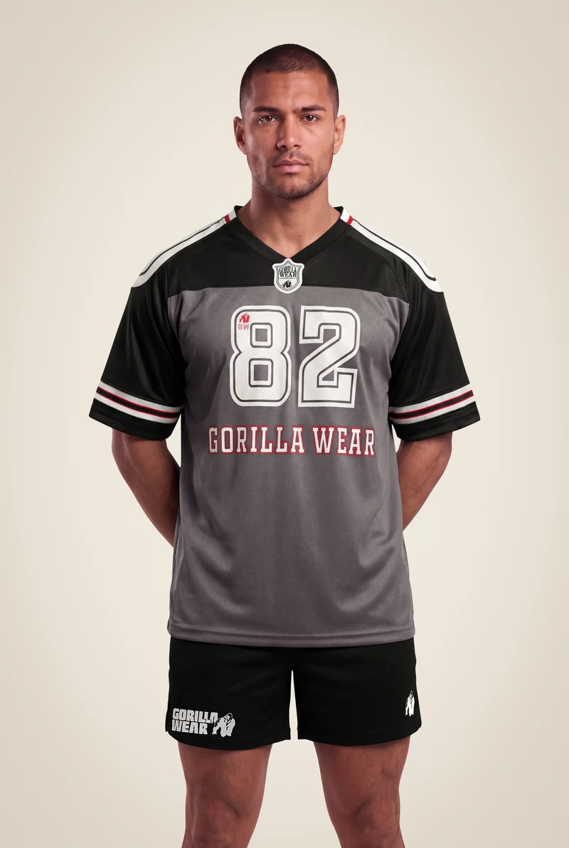 Tyler Football Jersey - Black/White