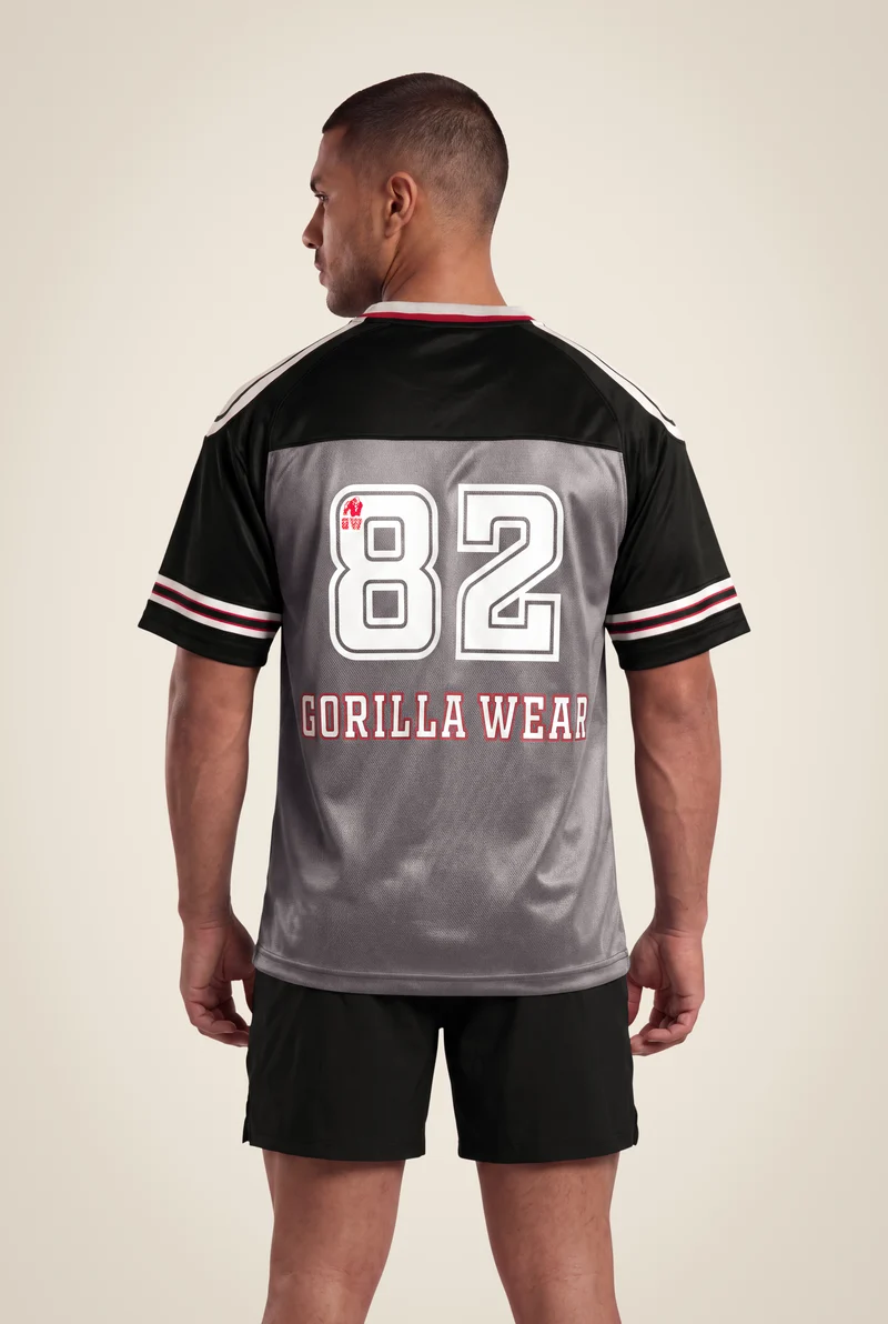 Tyler Football Jersey - Black/White