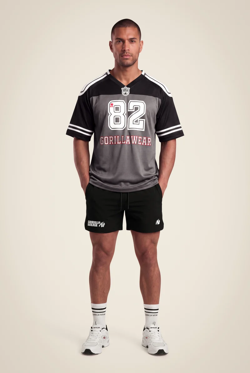 Tyler Football Jersey - Black/White