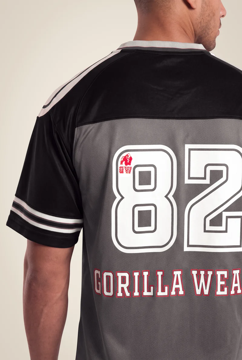 Tyler Football Jersey - Black/White