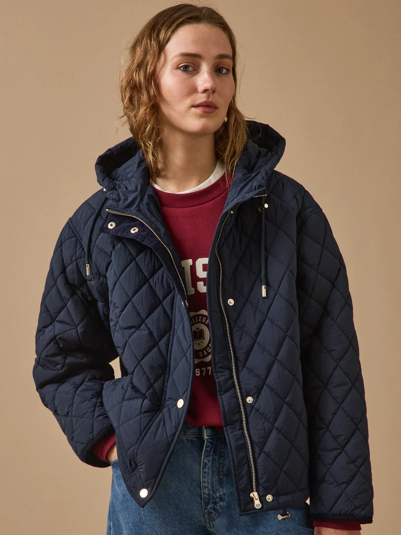 Wattierte Damenjacke