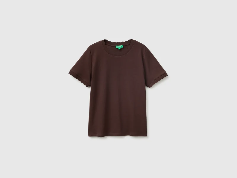 T-Shirt mit Rundhalsausschnitt aus 100 % Baumwolle