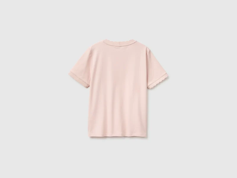 T-Shirt mit Rundhalsausschnitt aus 100 % Baumwolle