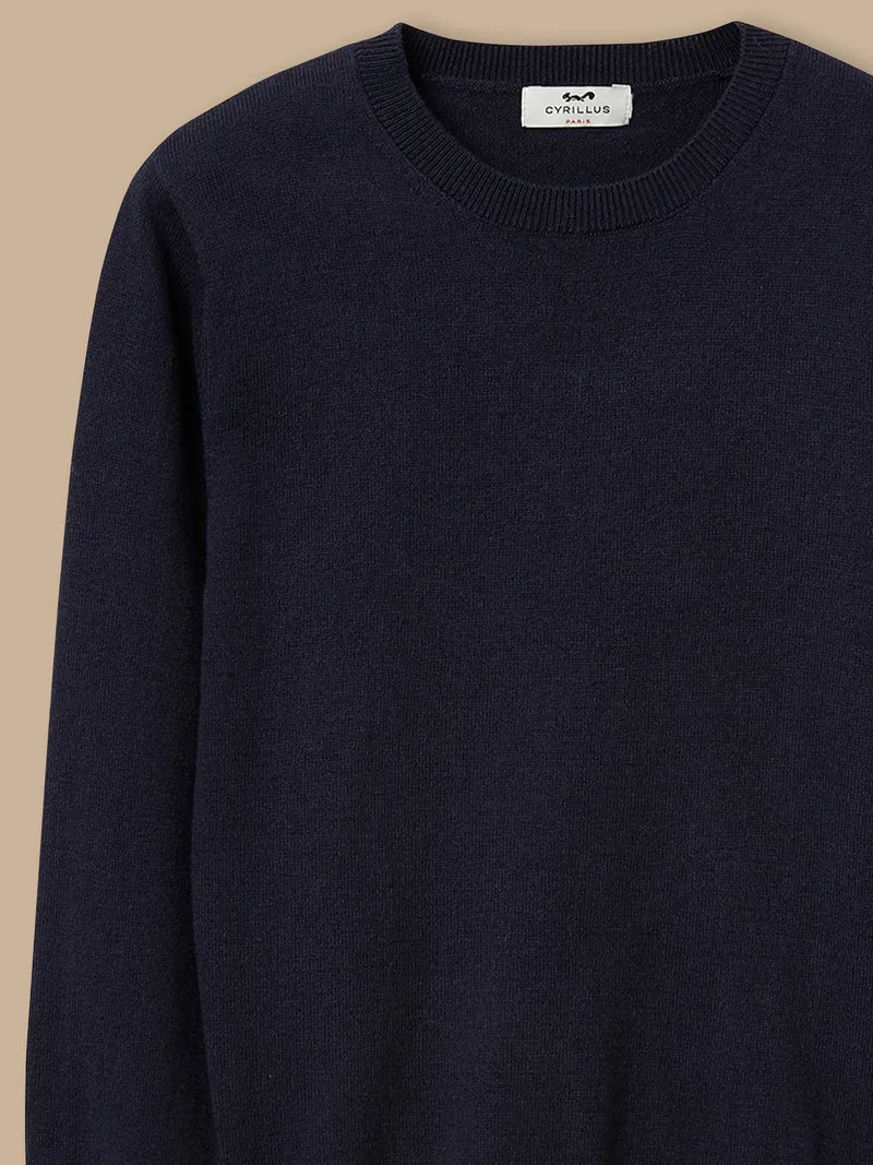 Jungenpullover mit Rundhalsausschnitt