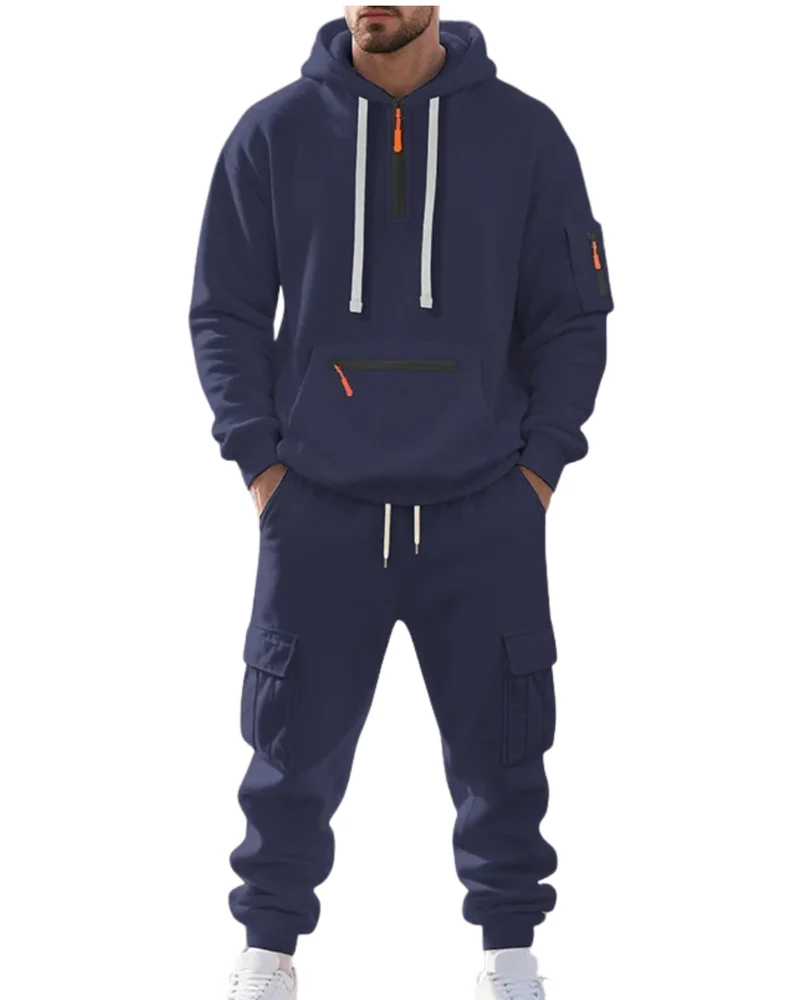Elegant Multi-Pocket Men's Set