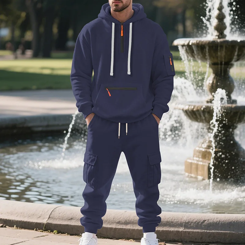 Elegant Multi-Pocket Men's Set